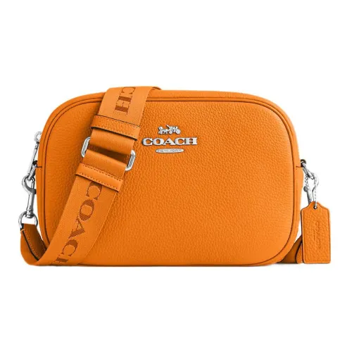 COACH Jamie Каменная кожа Camera Сумка Сумка через плечо Средняя Женская Апельсин