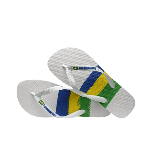 Havaianas Гаванский BRASIL Tech Стильный Сандалы Унисекс Белый