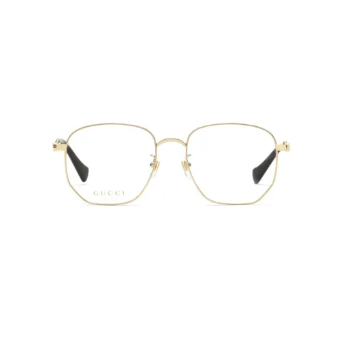 GUCCI Металл Ацетат Нерегулярная форма Оправы для очков Женские Золото