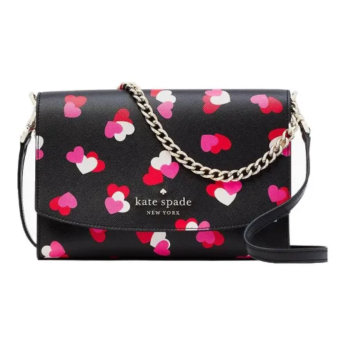 Kate Spade Покрытый холст Сумка через плечо Женская Черная