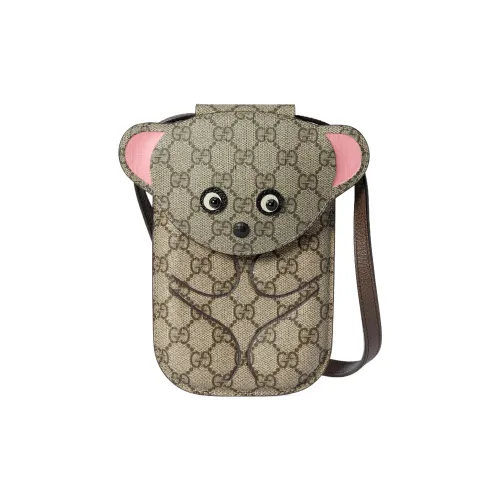 GUCCI Ophidia Холст с кожей Обметка Сумка из холста Сумки через плечо Сумка на плечо Мужская