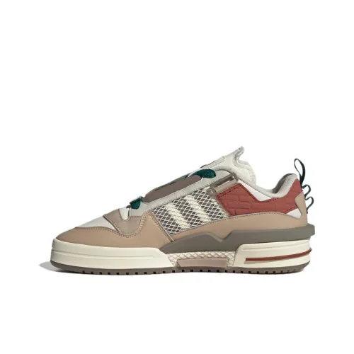 Adidas Originals FORUM Low Топ Скейтборд Кроссовки Унисекс Красный And Белый хаки Коричневый