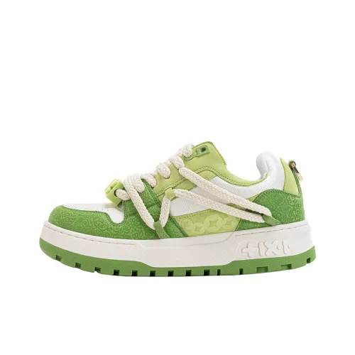 LUCKISLE Счастливый Обувь Низкий Топ Скейтбординг Кроссовки Унисекс Дофаминовая Одежда Зеленый