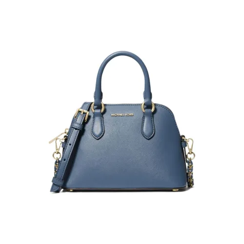 MICHAEL KORS Veronica Кожа Сумка-купол Сумка Сумка через плечо Сумка через плечо Экстра Маленькая Женская Синяя