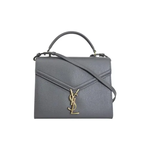 SAINT LAURENT Кожа Сумка через плечо Сумка Обычная Женская Серого цвета