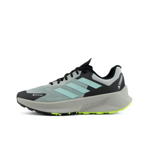 adidas Terrex Soulstride Trail Устойчивые к истиранию Низкие Беговые кроссовки Мужские Серебряные