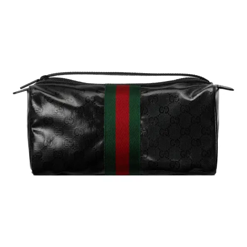 GUCCI Ткань Клатч Сумка для хранения Женская Черная