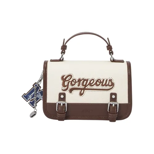 SEM R Marley ПУ (полиуретан) Сумка Сумка через плечо Сумка через плечо Курьерская сумка Маленькая Женская Кофейно-белый Тон Яшмовый