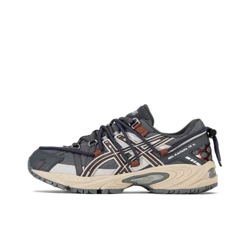 Asics Gel Kahana TR Беговые кроссовки Низкий топ Оливково-зеленый Унисекс
