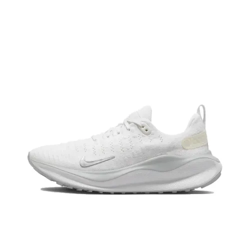 Nike Reactx Infinity 4 Устойчивый к истиранию Низкий Топ Тренировочная Обувь для Бега на длинные дистанции Женская Белая