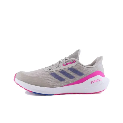 Adidas EQ21 Run Шокабойные Устойчивые к скольжению и износу Низкий Топ Беговые кроссовки Мужские Серые