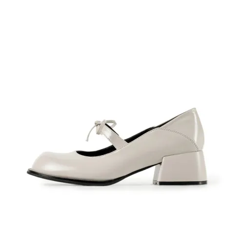 Wonderful Couple Грубый каблук Туфли Мэри Джейн 4,5 см Женские