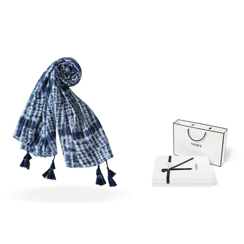 VINEY Вискоза Палантины Синий Женские