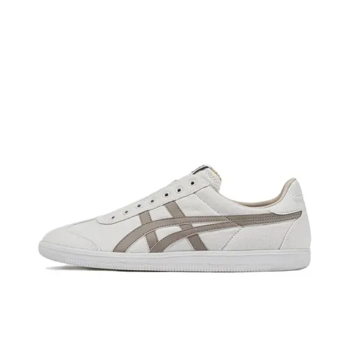 Onitsuka Tiger Tokuten Slip-resistant Abrasion-resistant Low Top Casual Unisex White Gray Onitsuka Tiger Tokuten Противоскользящий Устойчивый к истиранию Низкий Топ Повседневный Унисекс Белый Серый