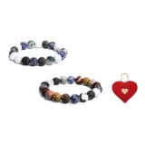 Синий коричневый Пара + Декоративная Любовь Подарочная коробка Включено