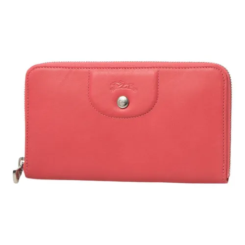 LONGCHAMP Кошелек из коровьей кожи женский розовый
