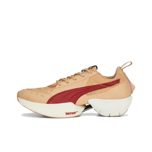 PUMA Fast R Nitro Elite Low Топ Беговые кроссовки Женские Коричневый
