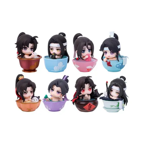 Qingcang Мастер темного пути Лето Shower Вэй Усянь и Лань Ваньчжи Фигурки в стиле Chibi