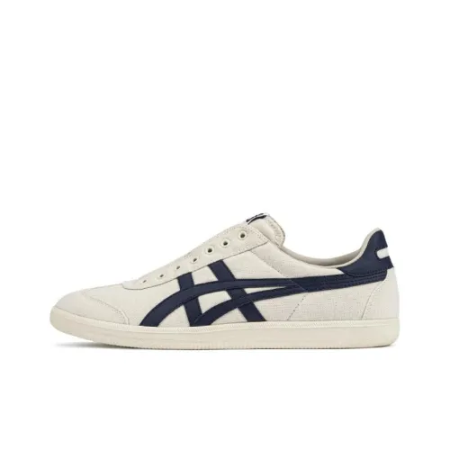 Onitsuka Tiger MEXICO 66 Slip Резистентный к истиранию Низкий Топ Casual Унисекс Белый Синий
