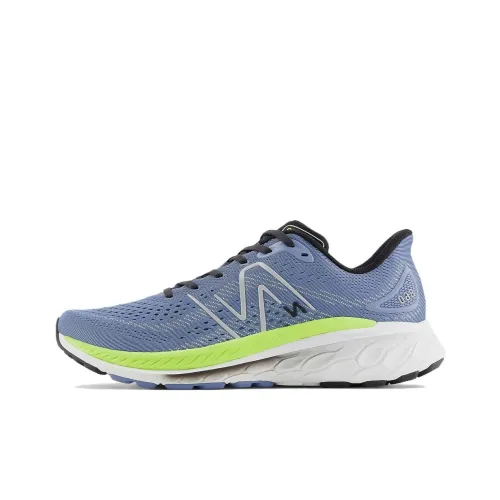 New Balance NB Свежий Foam X 860v13 Амортизация Низкий Топ Беговые кроссовки Мужские Синий Белый