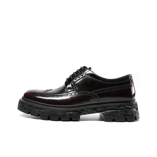 Satchi Мужские повседневные туфли Low Top Бордовый Мужской