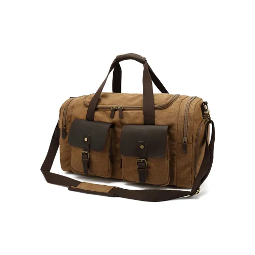 Slazenger Холст Воловья кожа Путешественная сумка Большая Унисекс Многоцветная