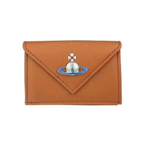 Vivienne Westwood кожа кошелек женский коричневый