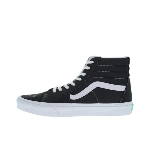 VANS SK8 High Топ Скейтборд Кроссовки Унисекс Черный Серый