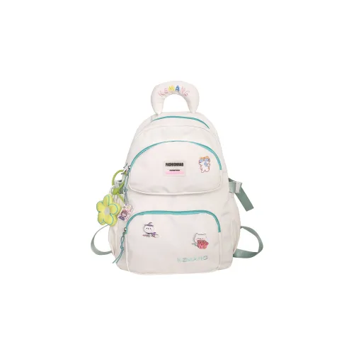 NOMK Нейлон Рюкзак Стандартный Женский Оранжевый