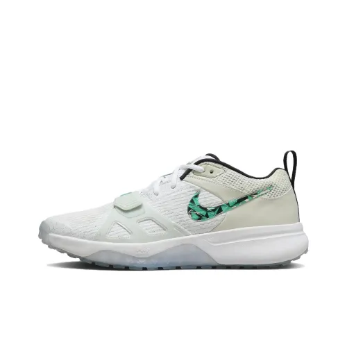Nike Air Zoom Ромб Elite Shock Absorbers Противоскользящие Устойчивые к истиранию Низкий Топ Кроссовки для тренировок Мужские Белые Зеленые