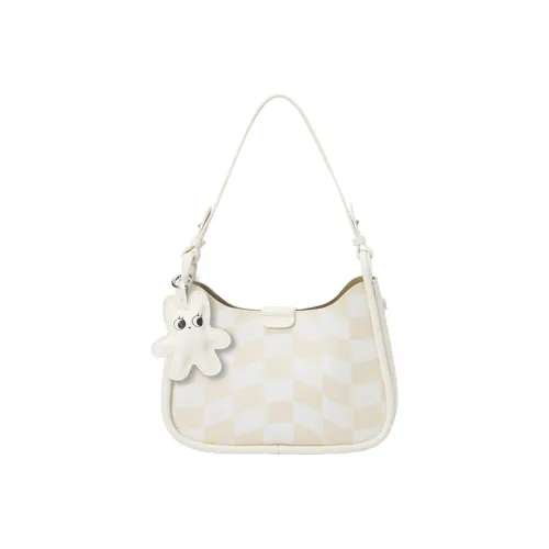 SEM R ПУ (полиуретан) Ведрообразная сумка Сумка-тоут Сумка через плечо Женская Молочно-белый Хаки Кофейный Розовый