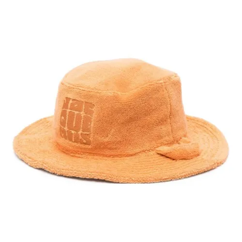 Jacquemus Cotton Bucket Hats Женские Оранжевые