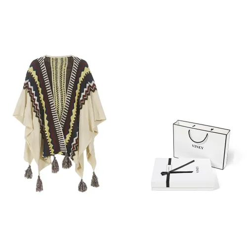 VINEY Акрил Шали Светлый хаки Женские