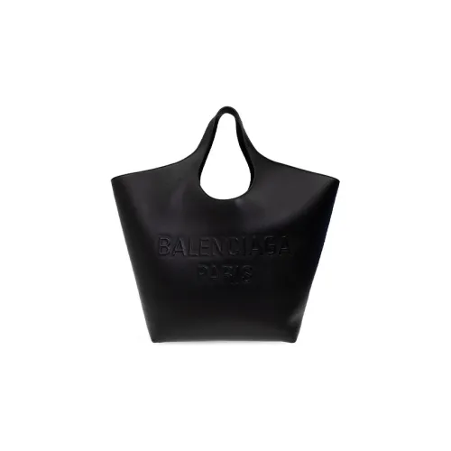 Balenciaga Телячья кожа Тоут Сумка Сумка для покупок Сумка на плечо Сумка Большая Женская Черная