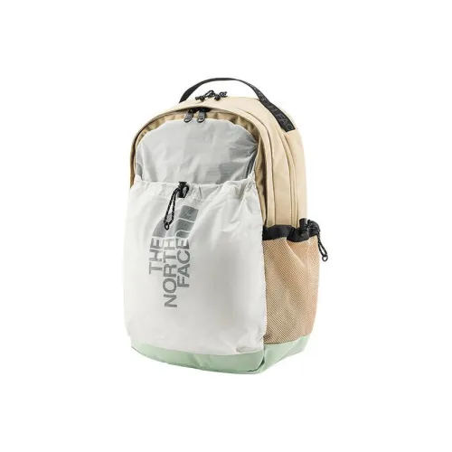 The North Face 19L Outdoor Backpack Bag Nylon Polyester White Beige Green Unisex The North Face 19L Outdoor Рюкзак Сумка Нейлон Полиэстер Белый Бежевый Зеленый Унисекс