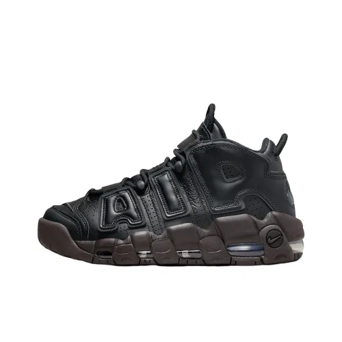 Nike Air More Uptempo Винтажные баскетбольные кроссовки MID Топ Черный Женские