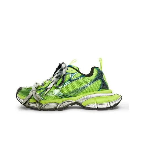 Balenciaga 3XL Низкий Топ Толстая Подошва Кроссовки Мужские Зеленые