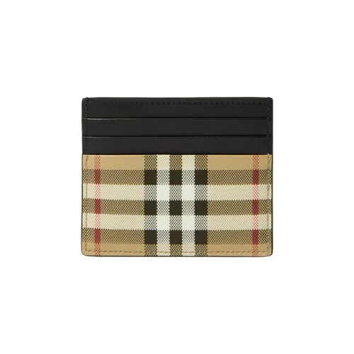 Burberry PU (полиуретан) Полиуретан Картхолдер Женский Архивный Бежевый