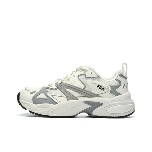 FILA DOLPHIN Low Топ Толстая подошва Кроссовки Женские Белые Серые