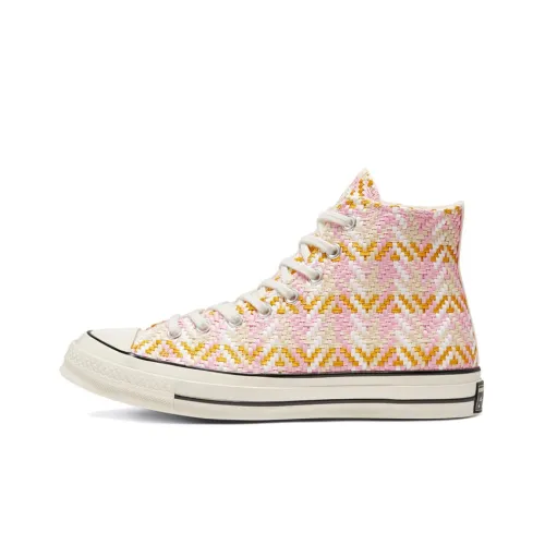 Конверс 1970s ALL STAR CHUCK 70 Hi High Топ Кеды Унисекс Розовый Оранжевый