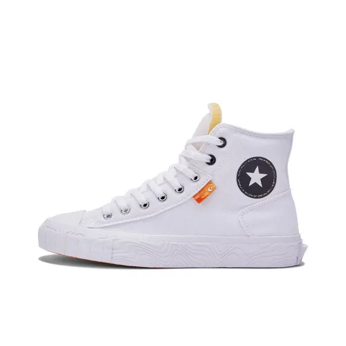 Converse Chuck Taylor All Star Износостойкие Высокие Кеды Унисекс Белые