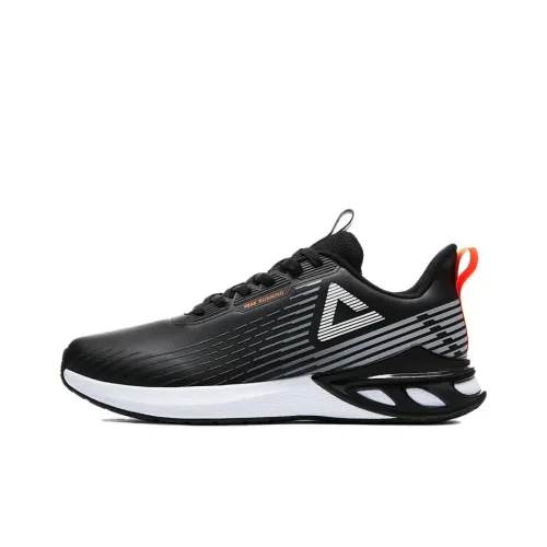 PEAK Беговые кроссовки Low Top Черный Белый Мужской