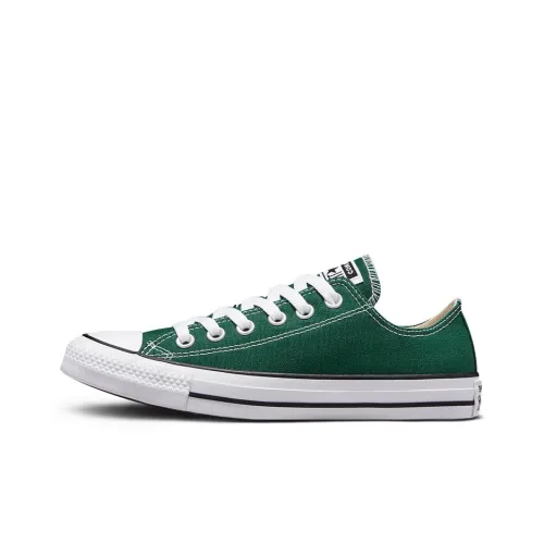 Converse Chuck Taylor All Star Устойчивые к истиранию Низкие Кеды Унисекс Зеленые