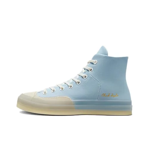 Converse 1970s High Top Canvas Shoes Unisex Beige Blue Конверс 1970s Высокие Кеды Унисекс Бежево-Синий