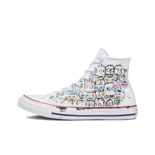 Converse Chuck Taylor All Star Street Graffiti High Top Кеды Унисекс Белый Черный
