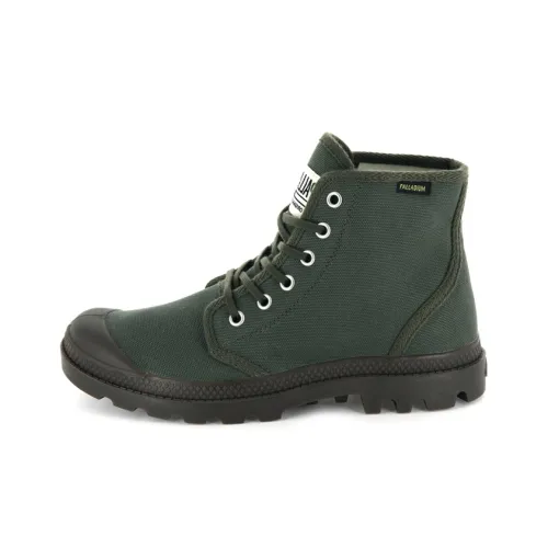 Palladium Pampa Hi ORIGINALE противоскользящие устойчивые к истиранию высокие кеды унисекс армейский зеленый
