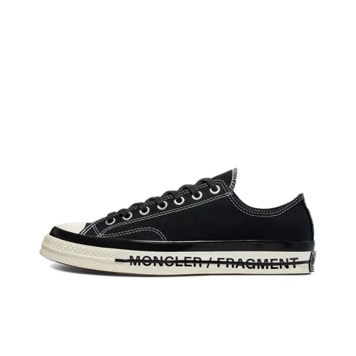 Fragment Design X Moncler x Converse Chuck Taylor All Star 70 1970s Низкие Кеды Унисекс Черные