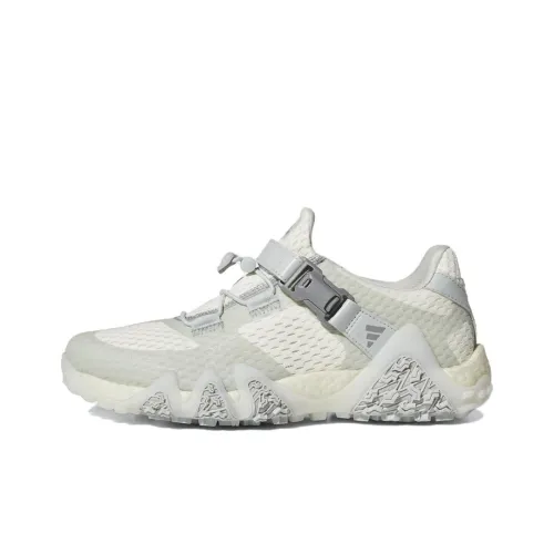 Adidas Adicross Slip-Resistant Низкий Топ Обувь для гольфа Унисекс Белый Серый