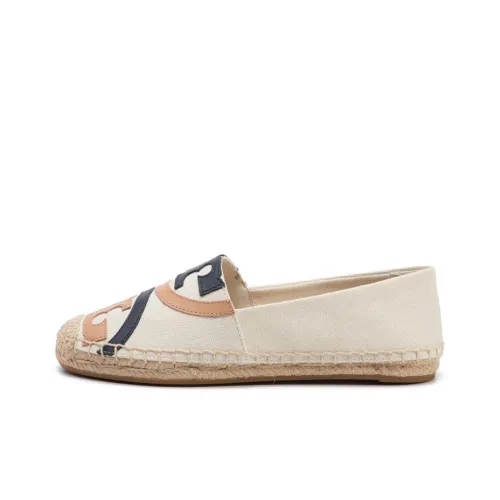 TORY BURCH Espadrilles Женские Бежевый Белый Черный