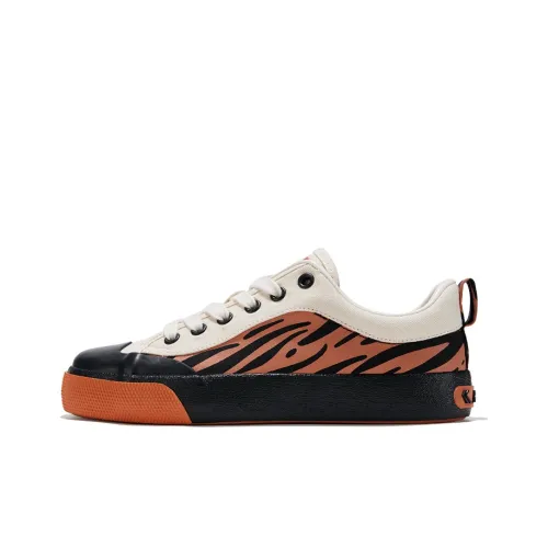 Feiyue Slip-resistant Abrasion-resistant Breathable Low-Top Canvas Shoes Unisex Beige Orange Black Фэйюэ противоскользящие устойчивые к истиранию дышащие низкие кеды унисекс бежевый оранжевый черный